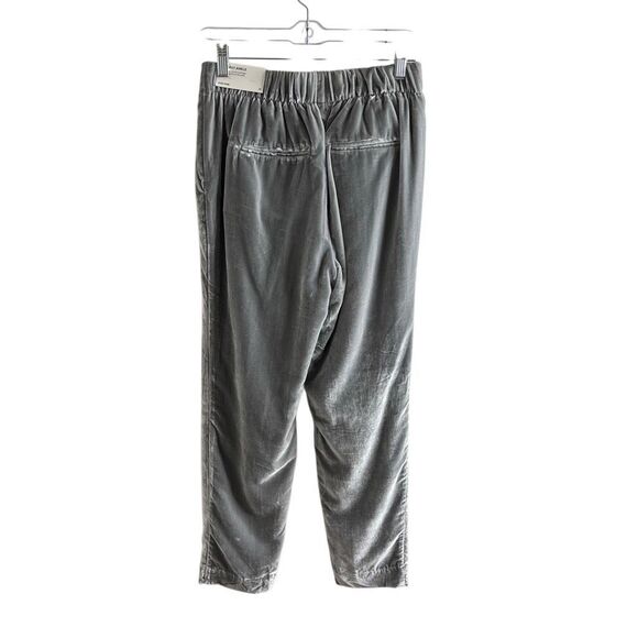 Ann Taylor Silver Gray Velvet Pull on Pants the easy ankle XS NWT - Picture 3 of 14